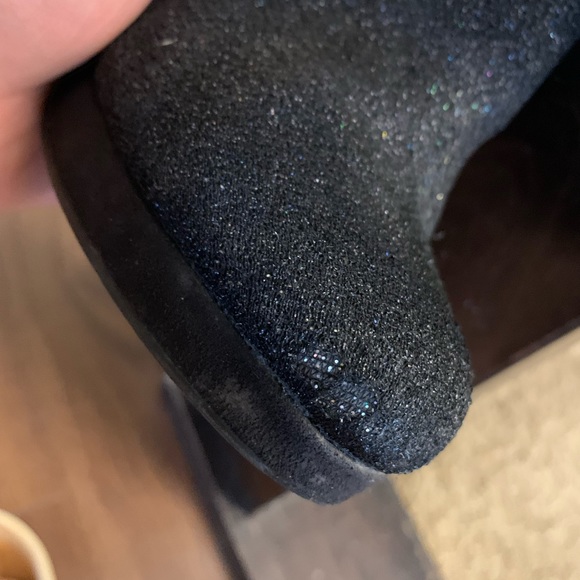 Spring black sparkle booties - Picture 4 of 5